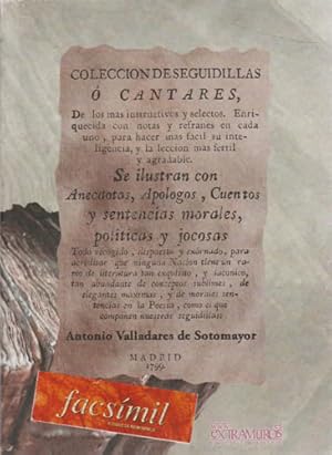 Imagen del vendedor de Coleccin de seguidillas  Cantares a la venta por Librera Cajn Desastre