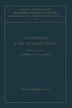 Bild des Verkufers fr Antennen und Ausbreitung (Lehrbuch der drahtlosen Nachrichtentechnik) (German Edition) [Soft Cover ] zum Verkauf von booksXpress