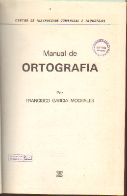 MANUAL DE ORTOGRAFIA.