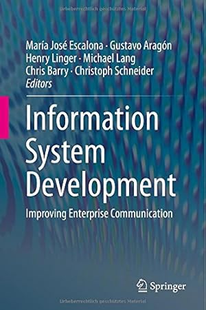 Immagine del venditore per Information System Development: Improving Enterprise Communication [Hardcover ] venduto da booksXpress