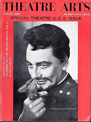 Seller image for Theatre Arts Magazine; Volume XLIII, No. 8: August, 1959 for sale by Dorley House Books, Inc.