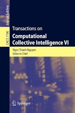 Seller image for Transactions on Computational Collective Intelligence VI (Lecture Notes in Computer Science) [Paperback ] for sale by booksXpress