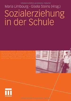 Seller image for Sozialerziehung in der Schule (German Edition) [Paperback ] for sale by booksXpress