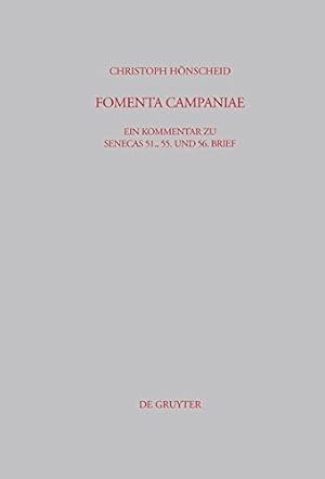 Seller image for FOMENTA CAMPANIAE (BZA 190) (Beitrage Zur Altertumskunde) (German Edition) by Hoenscheid, Christoph [Hardcover ] for sale by booksXpress