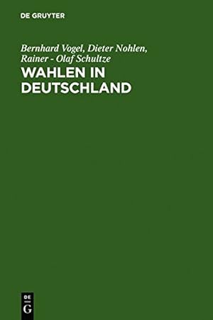 Seller image for Wahlen in Deutschland (German Edition) by Vogel, Bernhard, Nohlen, Dieter, Schultze, Rainer - Olaf [Paperback ] for sale by booksXpress