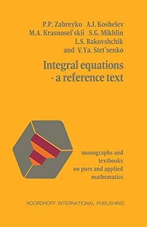 Image du vendeur pour Integral equationsa reference text [Soft Cover ] mis en vente par booksXpress