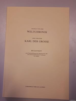 Bild des Verkufers fr Rudolf, von Ems: Weltchronik. Der Stricker: Karl der Grosse. Kommentar zu Ms 302 Vad. + Begleitheft (2 volumes) zum Verkauf von Klondyke