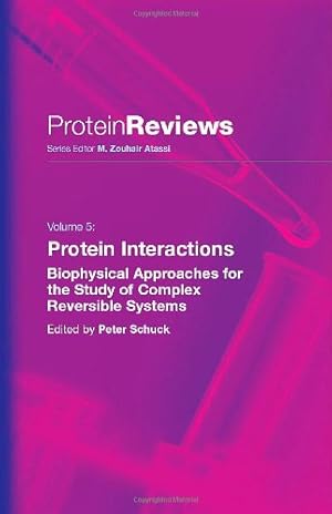 Immagine del venditore per Protein Interactions: Biophysical Approaches for the Study of Complex Reversible Systems (Protein Reviews) [Hardcover ] venduto da booksXpress