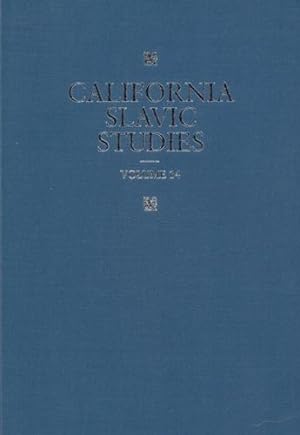 Immagine del venditore per California Slavic Studies, Volume XIV [Hardcover ] venduto da booksXpress