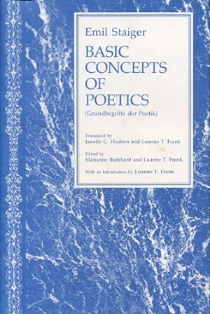 Bild des Verkufers fr Basic Concepts of Poetics by Staiger, Emil [Paperback ] zum Verkauf von booksXpress