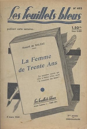 Seller image for La femme de trente ans de Balzac. (Premire partie). Suivi de : Petites pouses, de Myriam Harry. (Fin). 4 mars 1939. for sale by Librairie Et Ctera (et caetera) - Sophie Rosire