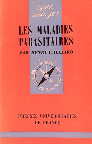 Bild des Verkufers fr Les maladies parasitaires. zum Verkauf von Librairie Et Ctera (et caetera) - Sophie Rosire