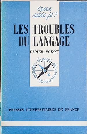 Image du vendeur pour Les troubles du langage. mis en vente par Librairie Et Ctera (et caetera) - Sophie Rosire
