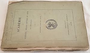 ACADEMIE DES SCIENCES BELLES LETTRES & ARTS DE BESANCON ANNEE 1876 et 1877,