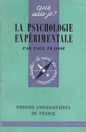 Immagine del venditore per La psychologie exprimentale. venduto da Librairie Et Ctera (et caetera) - Sophie Rosire