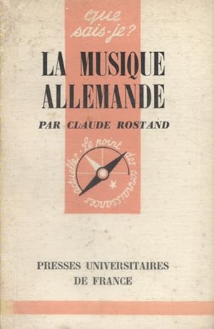 Immagine del venditore per La musique allemande. venduto da Librairie Et Ctera (et caetera) - Sophie Rosire