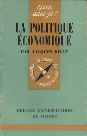 Image du vendeur pour La politique conomique. mis en vente par Librairie Et Ctera (et caetera) - Sophie Rosire