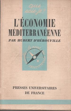 Imagen del vendedor de L'conomie mditerranenne. a la venta por Librairie Et Ctera (et caetera) - Sophie Rosire