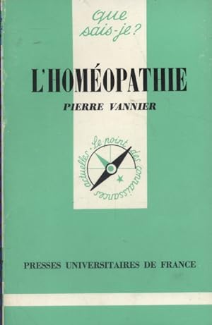 Image du vendeur pour L'homopathie. mis en vente par Librairie Et Ctera (et caetera) - Sophie Rosire