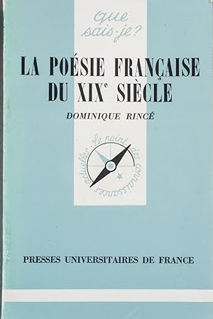 Seller image for La posie franaise au XIXe sicle. for sale by Librairie Et Ctera (et caetera) - Sophie Rosire