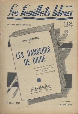 Seller image for Les danseurs de gigue, comdie en 3 actes de Henry Soumagne. 18 fvrier 1939. for sale by Librairie Et Ctera (et caetera) - Sophie Rosire