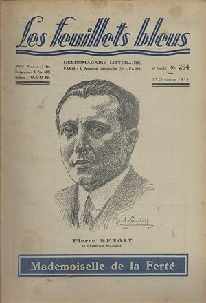 Seller image for Mademoiselle de La Fert (premire partie), par Pierre Benoit. 13 octobre 1934. for sale by Librairie Et Ctera (et caetera) - Sophie Rosire