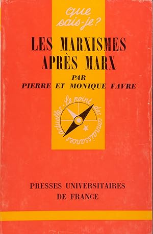 Bild des Verkufers fr Les marxismes aprs Marx. zum Verkauf von Librairie Et Ctera (et caetera) - Sophie Rosire