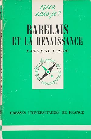 Bild des Verkufers fr Rabelais et la Renaissance. zum Verkauf von Librairie Et Ctera (et caetera) - Sophie Rosire