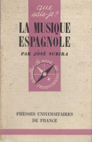 Imagen del vendedor de La musique espagnole. a la venta por Librairie Et Ctera (et caetera) - Sophie Rosire