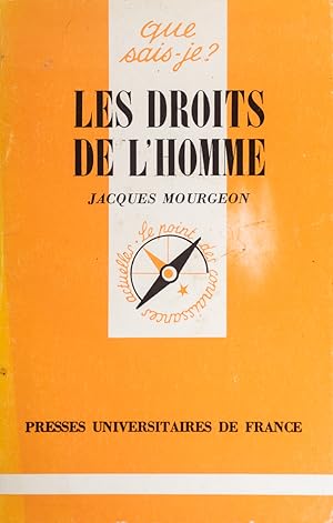 Bild des Verkufers fr Les droits de l'homme. zum Verkauf von Librairie Et Ctera (et caetera) - Sophie Rosire