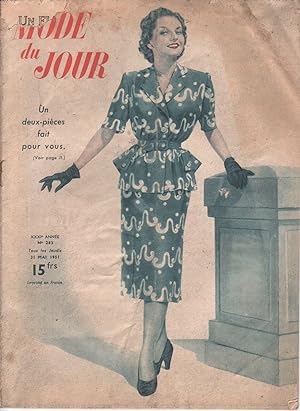 Mode du jour. N° 283. 31 mai 1951.