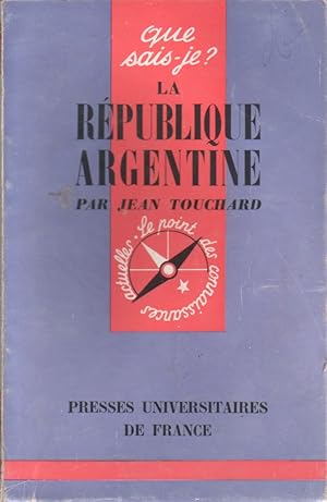 Seller image for La Rpublique Argentine. for sale by Librairie Et Ctera (et caetera) - Sophie Rosire