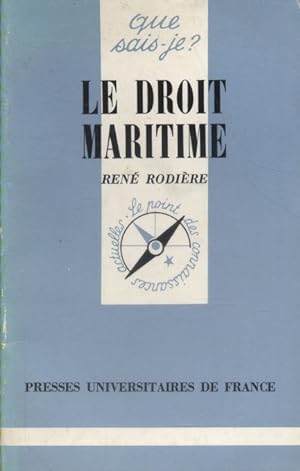 Seller image for Le droit maritime. for sale by Librairie Et Ctera (et caetera) - Sophie Rosire
