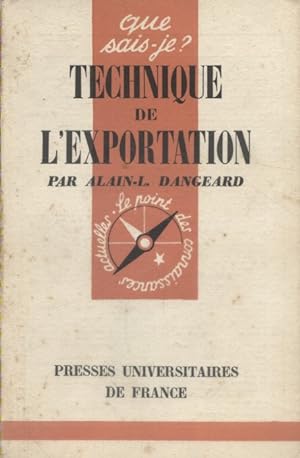 Seller image for Technique de l'exportation. for sale by Librairie Et Ctera (et caetera) - Sophie Rosire