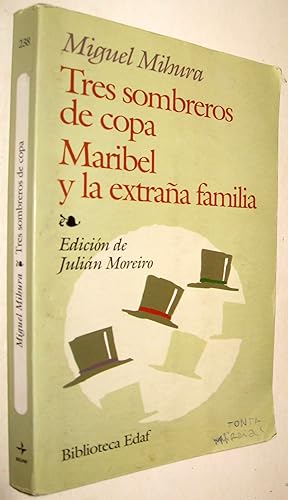 Image du vendeur pour TRES SOMBREROS DE COPA - MARIBEL Y LA EXTRAA FAMILIA mis en vente par UNIO11 IMPORT S.L.