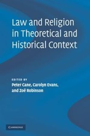 Seller image for Law and Religion in Theoretical and Historical Context [Hardcover ] for sale by booksXpress
