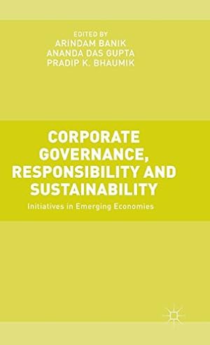 Seller image for Corporate Governance, Responsibility and Sustainability: Initiatives in Emerging Economies [Hardcover ] for sale by booksXpress