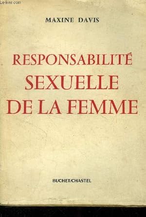 Bild des Verkufers fr Responsabilit sexuelle de la femme zum Verkauf von Le-Livre