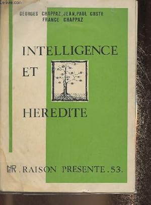 Immagine del venditore per Intelligence et Hrdit (Collection "Raison prsente n53") venduto da Le-Livre