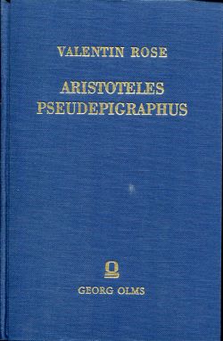 Bild des Verkufers fr Aristoteles Pseudepigraphus. zum Verkauf von Bcher Eule