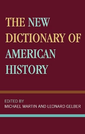 Imagen del vendedor de The New Dictionary of American History [Soft Cover ] a la venta por booksXpress