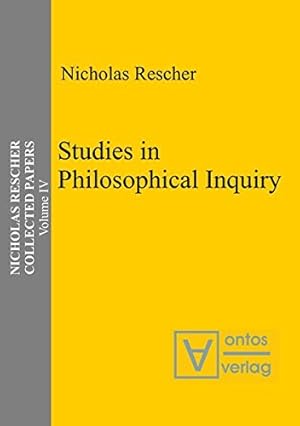 Seller image for Collected Papers, Volume 4, Studies in Philosophical Inquiry by Rescher, Nicholas [Hardcover ] for sale by booksXpress
