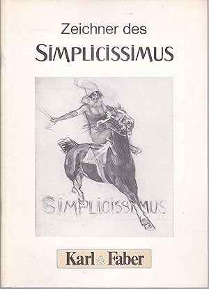 Imagen del vendedor de Zeichner des Simplicissimus. Gouachen - Aquarelle - Zeichnungen. Katalog a la venta por Graphem. Kunst- und Buchantiquariat