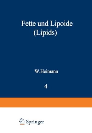 Seller image for Fette und Lipoide (Lipids) (Handbuch der Lebensmittelchemie) (German Edition) [Paperback ] for sale by booksXpress