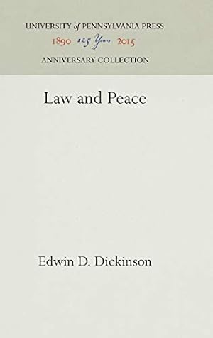 Seller image for Law and Peace [Hardcover ] for sale by booksXpress