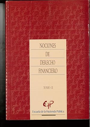 Bild des Verkufers fr Nociones de derecho financiero: 2 (Manuales de la Escuela de la Hacienda Pblica) zum Verkauf von Papel y Letras