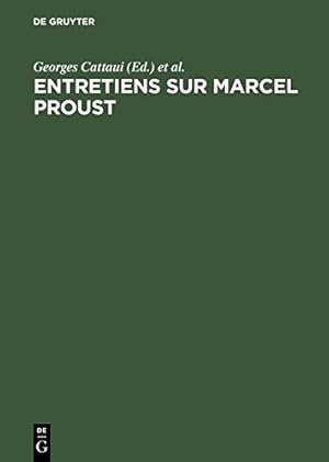 Image du vendeur pour Entretiens sur Marcel Proust (French Edition) [Hardcover ] mis en vente par booksXpress