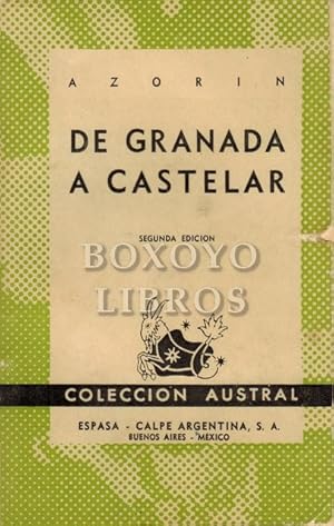 Imagen del vendedor de De Granada a Castelar a la venta por Boxoyo Libros S.L.