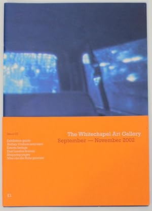 Imagen del vendedor de The Whitechapel Art Gallery September - November 2002 Issue 03 a la venta por Jeff Hirsch Books, ABAA