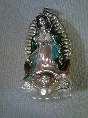 Our Lady of Guadalupe Blown Glass Ornament [Import]